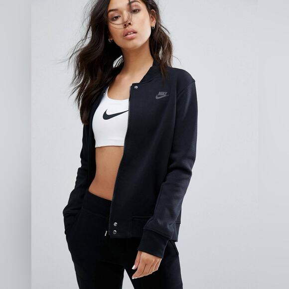 NEW Nike Tech Black Destroyer Jacket Full Zip Women's Small 835544-010 - Picture 1 of 12